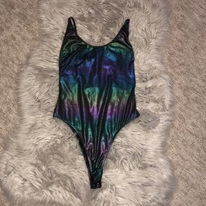 Forever 21 Rainbow Bodysuit